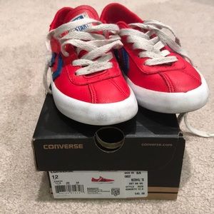 Boys Leather Converse Tennis Shoes